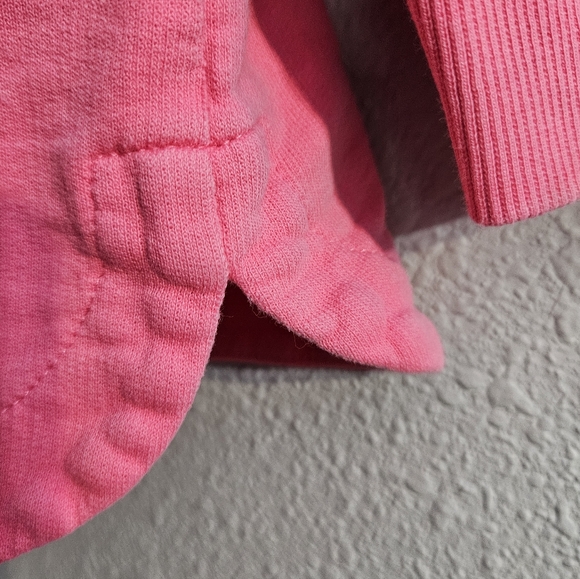 Girls Vineyard Vines Cowl Neck Sweatshirt, Large(14), Bright Pink - Picture 5 of 7